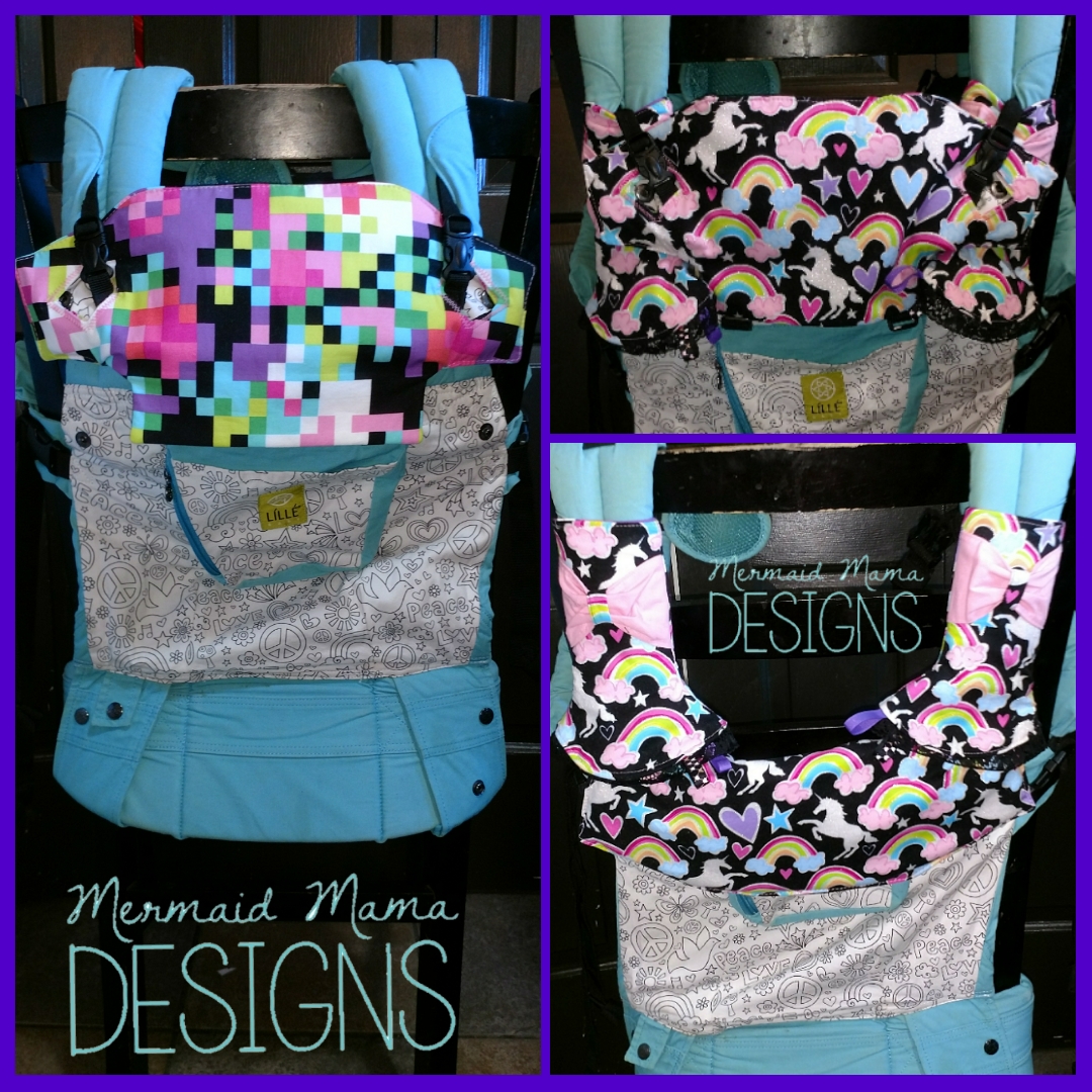 baby carrier drool pads tutorial
